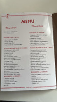 Bogarts menu