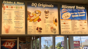 Dairy Queen menu