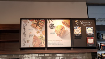 Starbucks menu