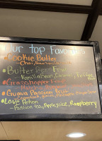 Starbucks menu
