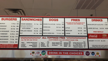 Five Guys menu