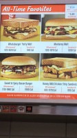 Whataburger menu