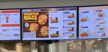 Burger King menu