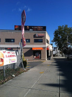 Dunkin' outside