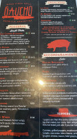 Gaucho Parrilla Argentina menu