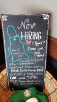 Starbucks menu