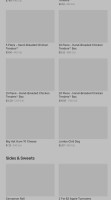 Mcdonald's menu