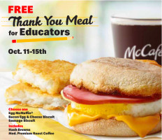 McDonald's menu