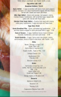 Melita's Greek Cafe Market menu
