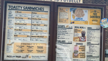 Potbelly menu