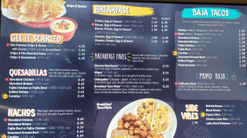 Fuzzy's Taco Shop menu