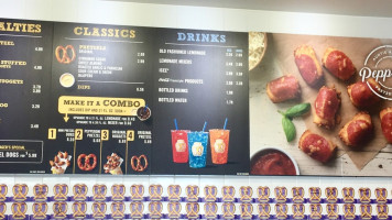 Auntie Anne's menu