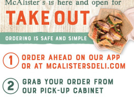Mcalister's Deli menu