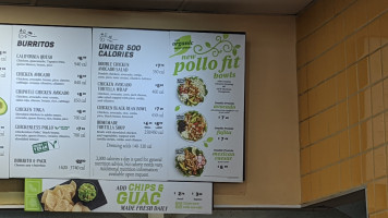 El Pollo Loco menu