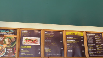 Tropical Smoothie Cafe menu