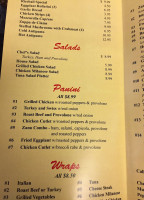 Zano Bros. Of Brooklyn menu