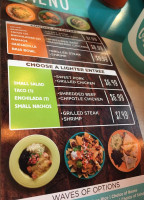 Costa Vida menu