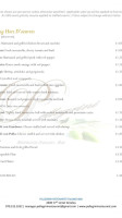 Pellegrini Italian menu