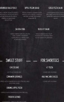 Bambino's Urban Pizzeria menu