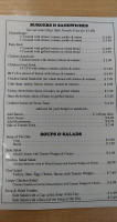 Bryant Cafe menu