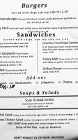 Bryant Cafe menu