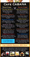 21 Ocean Front Restaurant menu
