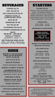 Martin Way Diner menu