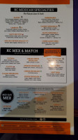 Salty Iguana menu