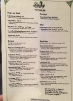 Lucky Irish Pub Grill menu