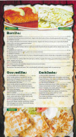 El Vaquero West menu
