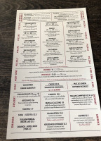 Artisan Wood Fired Kitchen menu