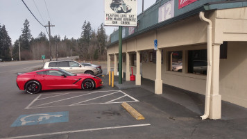 The Garage Grill outside