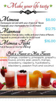 The Garage Grill menu