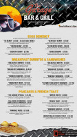 The Garage Grill menu