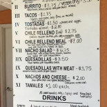 Taqueria Pequena Carte