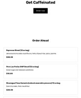 Java Junction menu