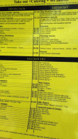 Cuban Cafe menu