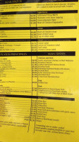 Cuban Cafe menu