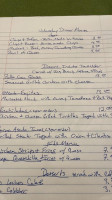 Sammi's Sandwich menu