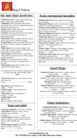 Burger Boss menu