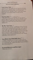Basil Café menu