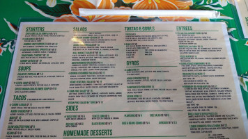 Cafe Verde menu