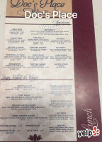Docs Place menu