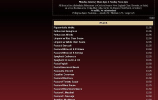 Bob's Steak & Chop House menu