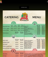 Ricoy Pizzeria menu