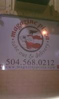 Magazine Pizza menu