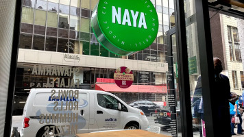 Naya outside