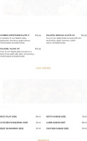 Sheridan's Frozen Custard menu