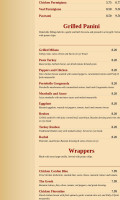 Woosta Pizza menu