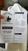 The Upper Crust Pizzeria menu